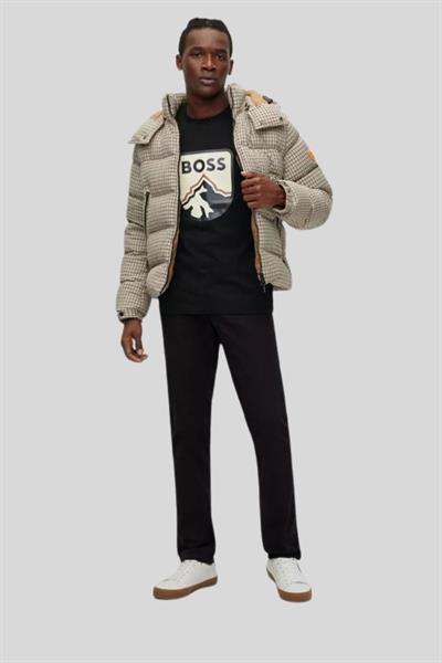 Boss Regular Fit Bisiklet Yaka Erkek T-Shirt Siyah