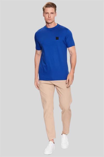 Boss Regular Fit Bisiklet Yaka Erkek T-Shirt Mavi 433