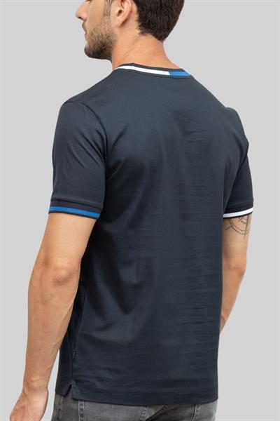Boss Regular Fit Bisiklet Yaka Erkek T-Shirt Lacivert 404