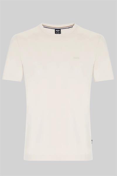 Boss Regular Fit  Bisiklet Yaka Erkek T-Shirt Krem 131
