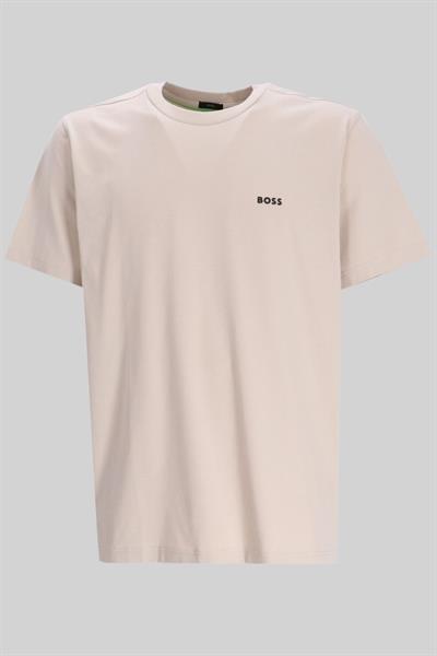 Boss Regular Fit Bisiklet Yaka Erkek T-Shirt Krem 271