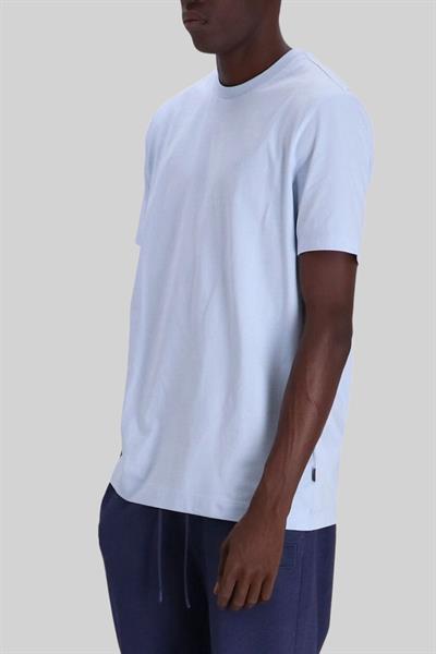 Boss Regular Fit  Bisiklet Yaka Erkek T-Shirt Mavi 450