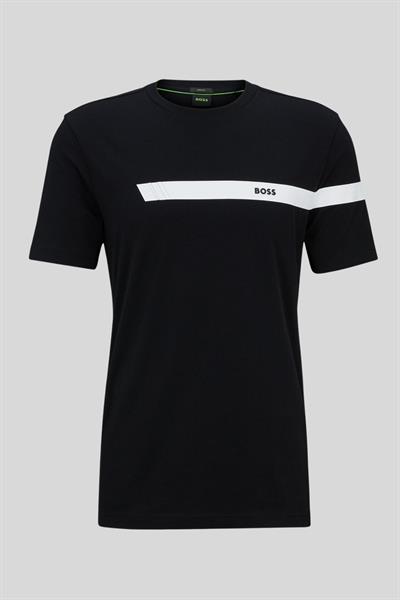 Boss Regular Fit Bisiklet Yaka Erkek T-Shirt Siyah