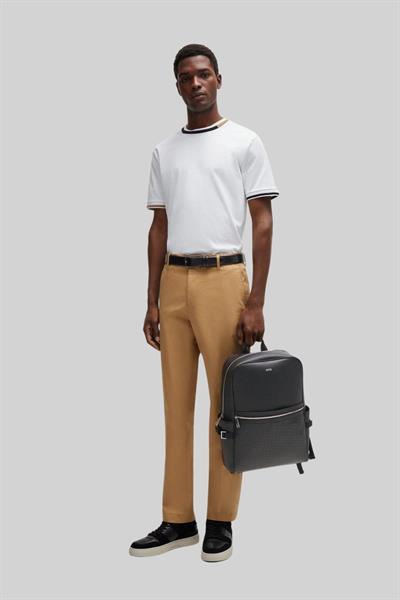 Boss Regular Fit Bisiklet Yaka Erkek T-Shirt Beyaz 100