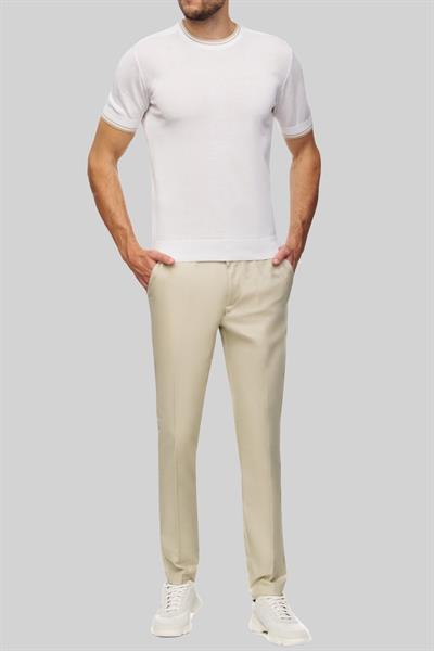 Boss Regular Fit Bisiklet Yaka Erkek T-Shirt Beyaz 100