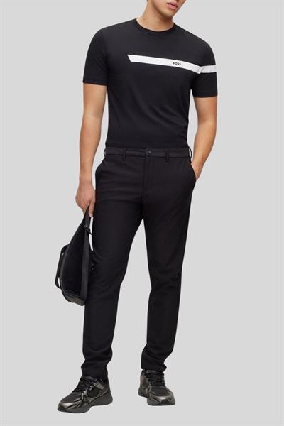 Boss Regular Fit Bisiklet Yaka Erkek T-Shirt Siyah