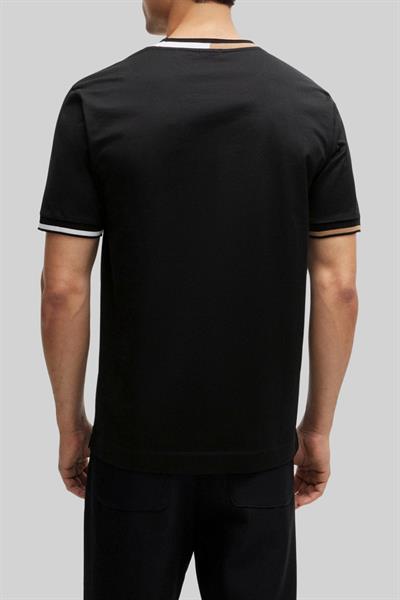 Boss Regular Fit Bisiklet Yaka Erkek T-Shirt Siyah