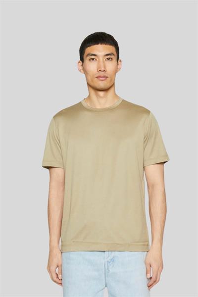 Boss Regular Fit  Bisiklet Yaka Erkek T-Shirt Haki 336