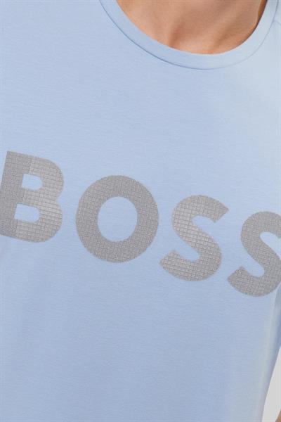 Boss Regular Fit Bisiklet Yaka Erkek T-Shirt Mavi 498