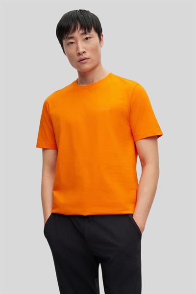 Boss Regular Fit  Bisiklet Yaka Erkek T-Shirt Turuncu 829