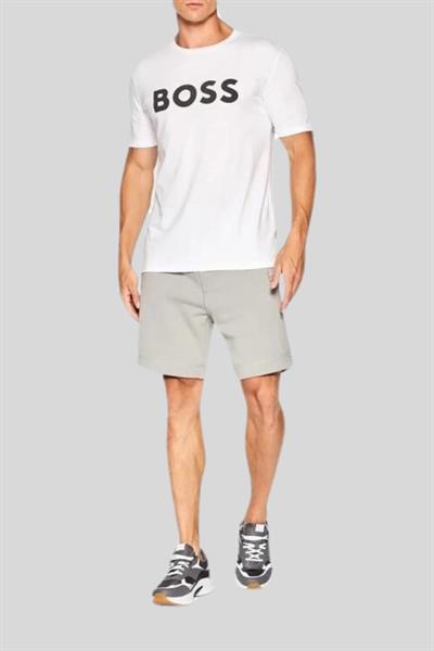 Boss Regular Fit Bisiklet Yaka Erkek T-Shirt Beyaz 102