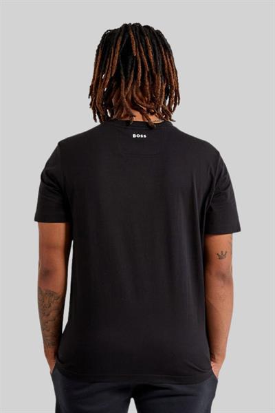 Boss Regular Fit Bisiklet Yaka Erkek T-Shirt Siyah