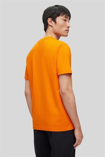 Boss Regular Fit  Bisiklet Yaka Erkek T-Shirt Turuncu 829