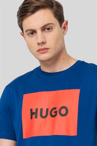 Boss Regular Fit Bisiklet Yaka Erkek T-Shirt Mavi 424