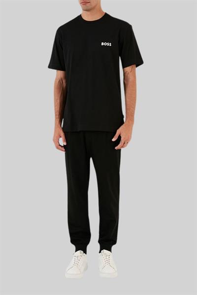 Boss Regular Fit Bisiklet Yaka Erkek T-Shirt Siyah