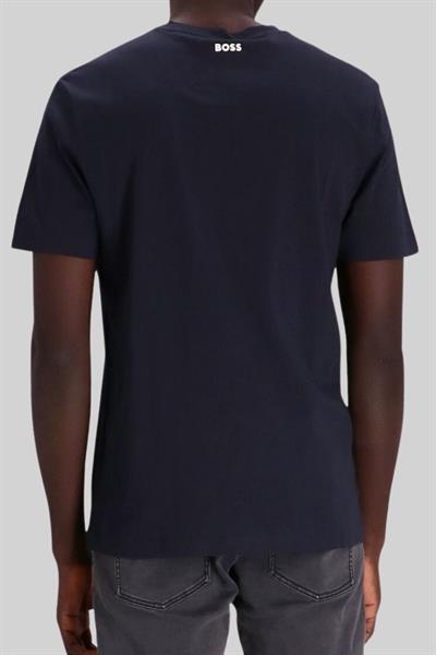 Boss Regular Fit Bisiklet Yaka Erkek T-Shirt Mavi 401