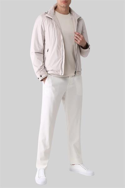 Boss Regular Fit  Bisiklet Yaka Erkek T-Shirt Krem 131