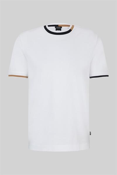 Boss Regular Fit Bisiklet Yaka Erkek T-Shirt Beyaz 100