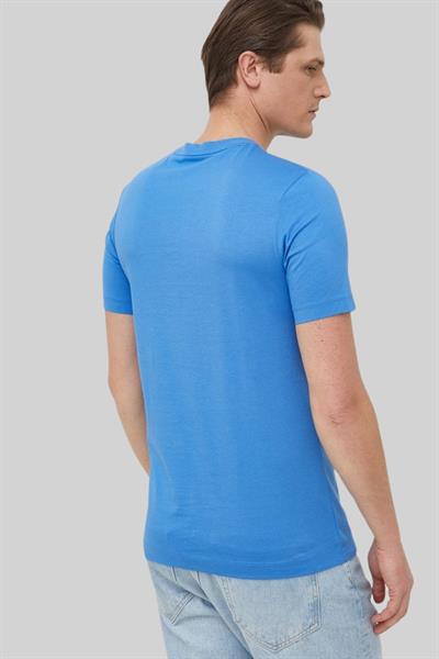 Boss Regular Fit  Bisiklet Yaka Erkek T-Shirt Mavi 508