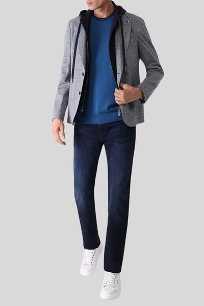 Boss Regular Fit Bisiklet Yaka Erkek T-Shirt Mavi 424