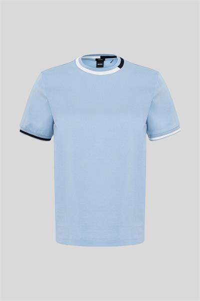 Boss Regular Fit Bisiklet Yaka Erkek T-Shirt Mavi 450