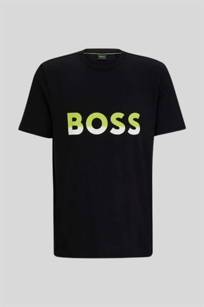 Boss Regular Fit Bisiklet Yaka Erkek T-Shirt Siyah 002