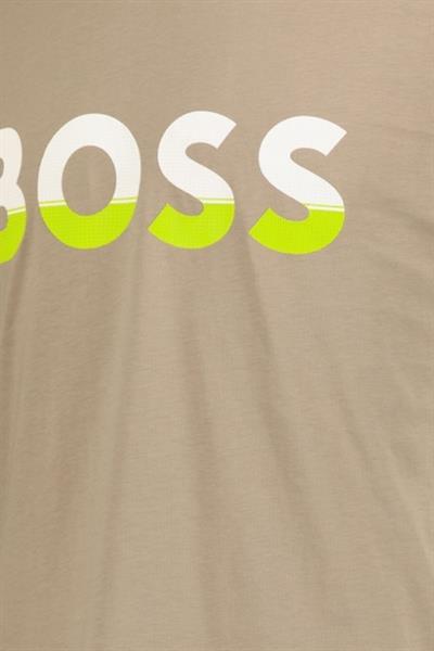 Boss Regular Fit Bisiklet Yaka Erkek T-Shirt Yeşil