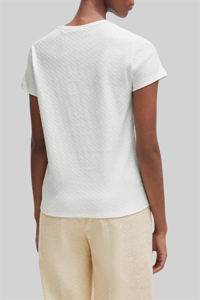 Boss Regular Fit  Bisiklet Yaka Kadın T-Shirt Beyaz 118