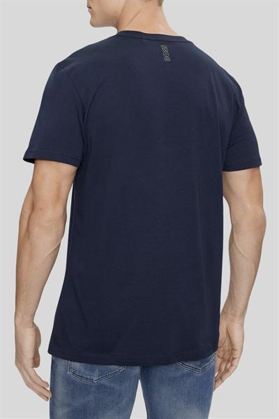 Boss Regular Fit Bisiklet Yaka T-Shirt Lacivert 415