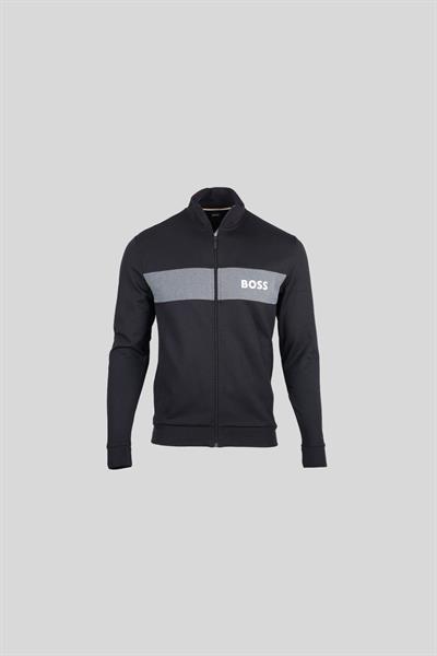 Boss Regular Fit Dik Yaka Erkek Spor Ceket Siyah