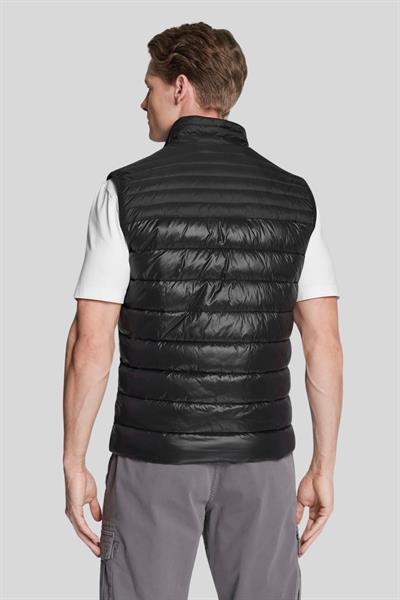 Boss Regular Fit Dik Yaka Erkek Yelek Siyah