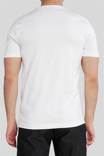 Boss Regular Fit Düz Bisiklet Yaka Erkek T-Shirt Beyaz 100