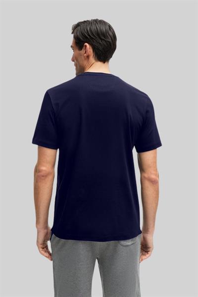 Boss Regular Fit Erkek Bisiklet Yaka T-Shirt Lacivert 404