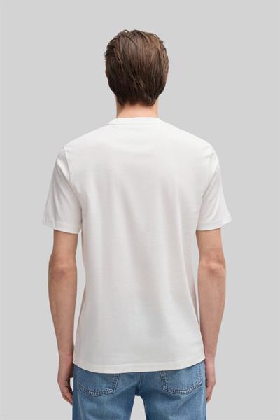 Boss Regular Fit Erkek Bisiklet Yaka T-Shirt Beyaz 100