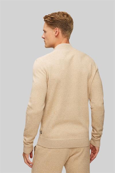 Boss Regular Fit Erkek Örgü Hırka Bej