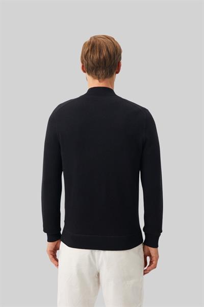 Boss Regular Fit Erkek Örgü Hırka Siyah
