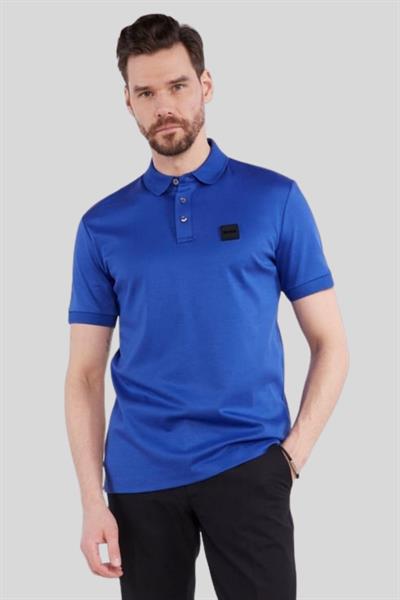 Boss Regular Fit Erkek Polo Yaka T-Shirt Mavi 433