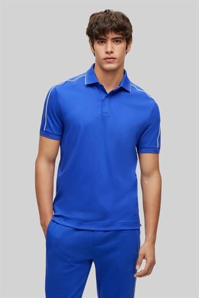 Boss Regular Fit Erkek Polo Yaka T-Shirt Mavi 433