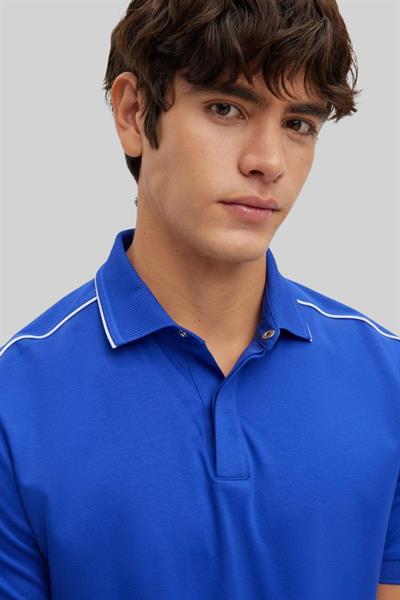 Boss Regular Fit Erkek Polo Yaka T-Shirt Mavi 433