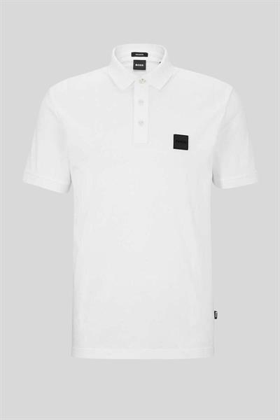 Boss Regular Fit Erkek Polo Yaka T-Shirt Beyaz 100