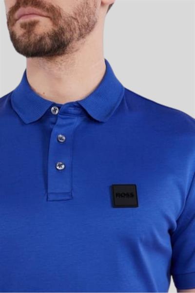 Boss Regular Fit Erkek Polo Yaka T-Shirt Mavi 433