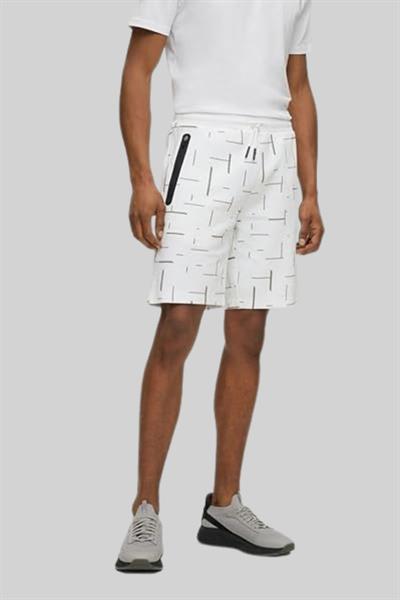 Boss Regular Fit Erkek Şort Beyaz 100