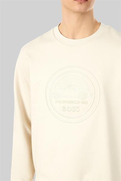 Boss Regular Fit Erkek Sweatshirt Krem 131