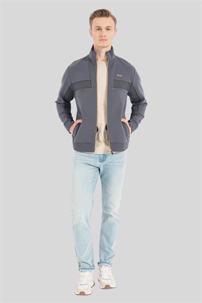 Boss Regular Fit Erkek Sweatshirt Gri 027