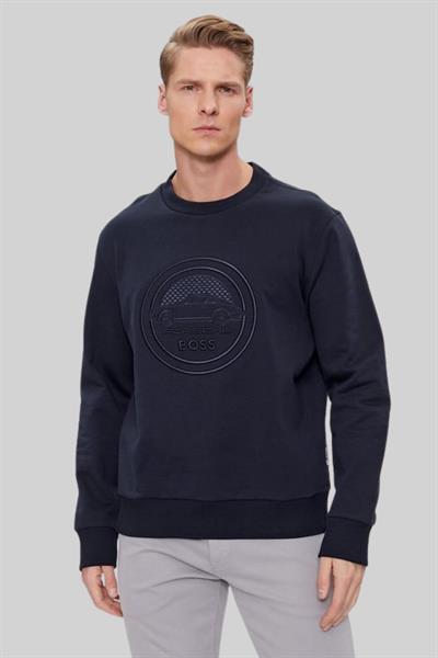 Boss Regular Fit Erkek Sweatshirt Lacivert 404