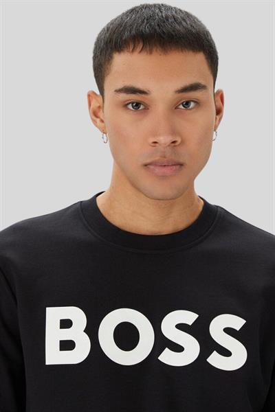 Boss Regular Fit Erkek Sweatshirt Siyah