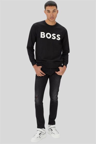 Boss Regular Fit Erkek Sweatshirt Siyah