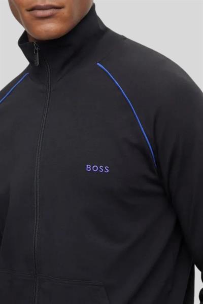 Boss Regular Fit Erkek Spor Ceket Siyah