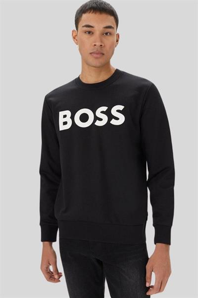 Boss Regular Fit Erkek Sweatshirt Siyah