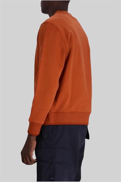 Boss Regular Fit Erkek Sweatshirt Turuncu